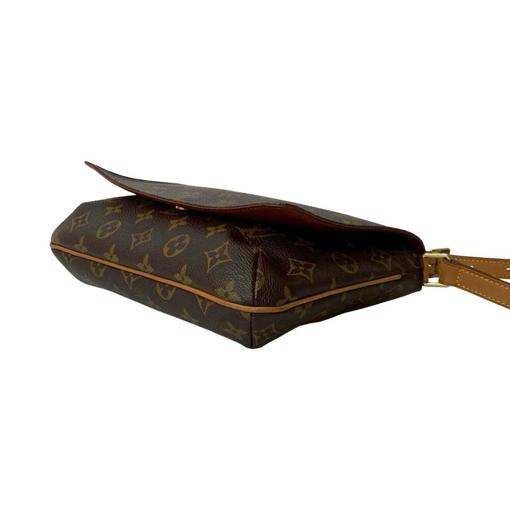 LOUIS VUITTON Authentic Brown Monogram Leather Shoulder Bag - Picture 8 of 10